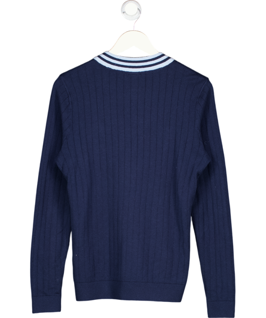 ADIDAS Blue Originals Cashmere Knit Sweater UK M