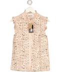 BODEN Isabel Sleeveless Lace Top Pale Pink UK 8