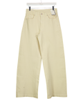 GAP Cream High Waisted Stride Wide-leg Jeans W28