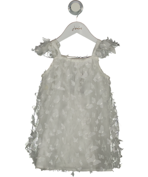 DOLLY by Le Petit Tom White Tulle Butterfly Applique Dress Size P - 1-3 Yrs 1 Year