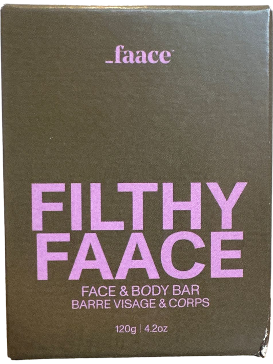 Faace Vegan Soap Face & Body Cleansing Bar 120g