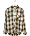 Rails Olive Green / Cream Check Ultra-soft Malin Shirt UK S