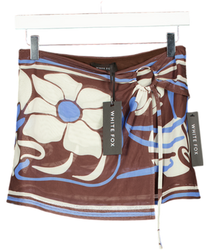 White Fox Tropic Temptations Mini Skirt Cocoa Brown Symphony UK S