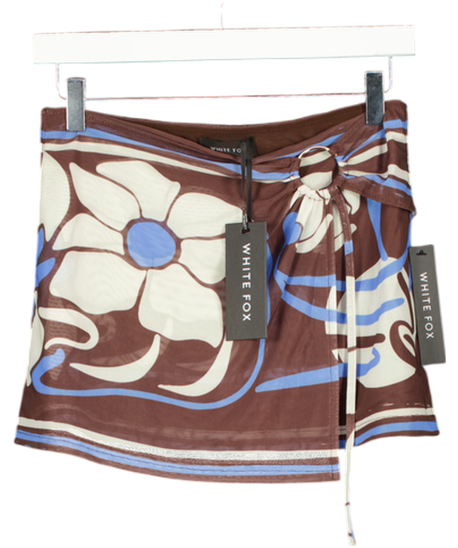 White Fox Tropic Temptations Mini Skirt Cocoa Brown Symphony UK S