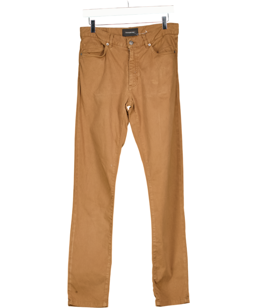 Ermenegildo Zegna Brown Stretch Cotton Roccia Jeans W31