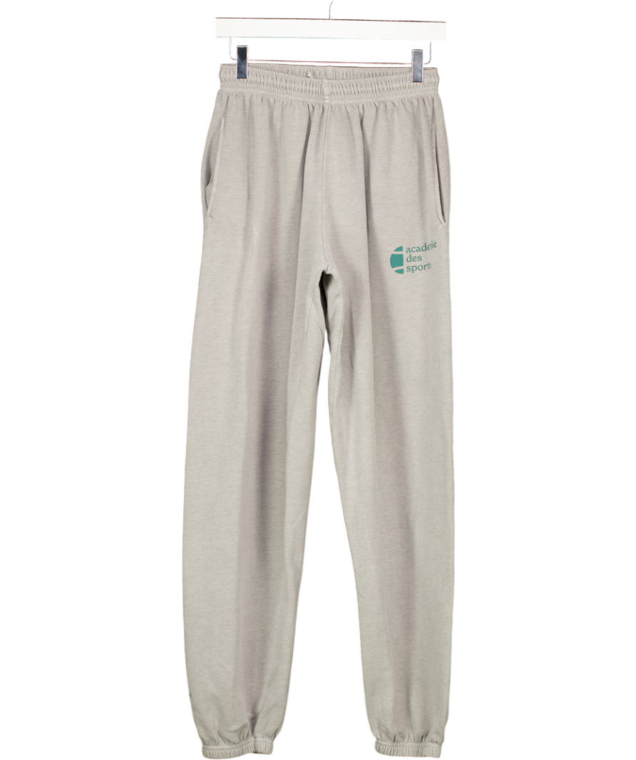 UNIK CLOTHING Grey 'académie Des Sports' Joggers UK S