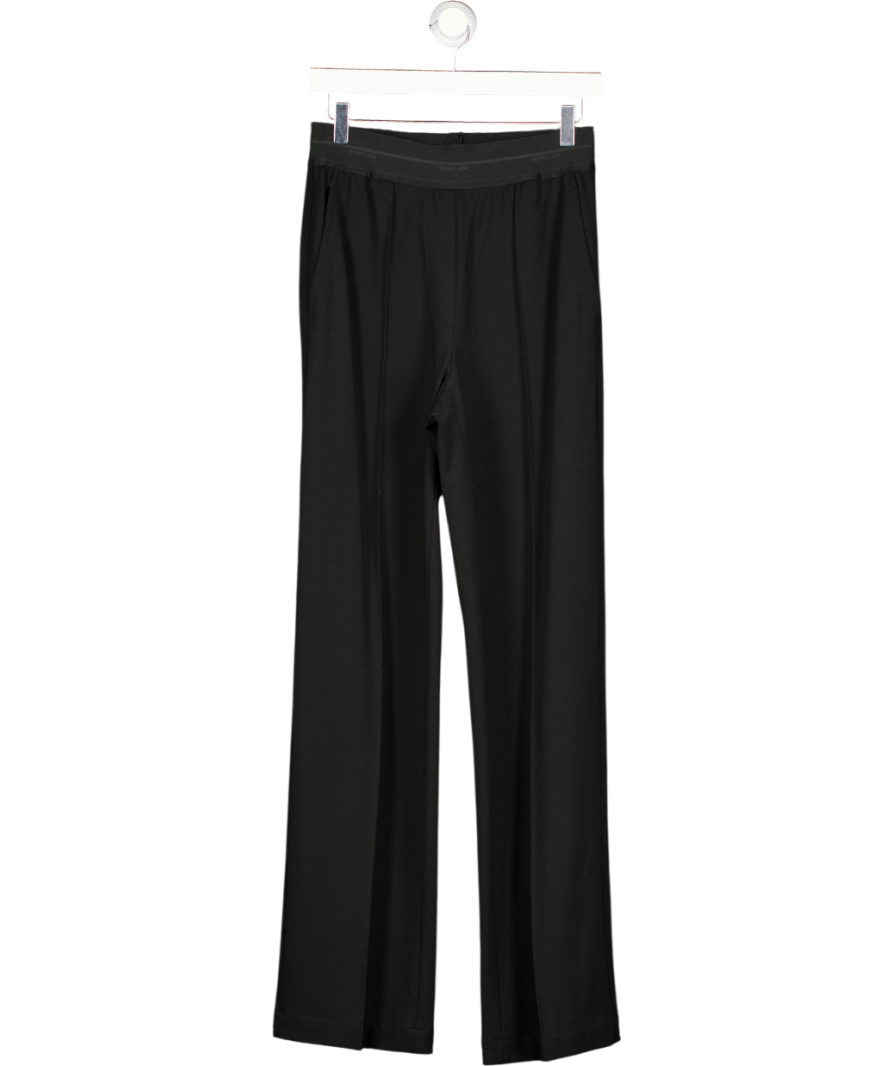 HELMUT LANG Black Straight Leg Trousers Us2 UK 6