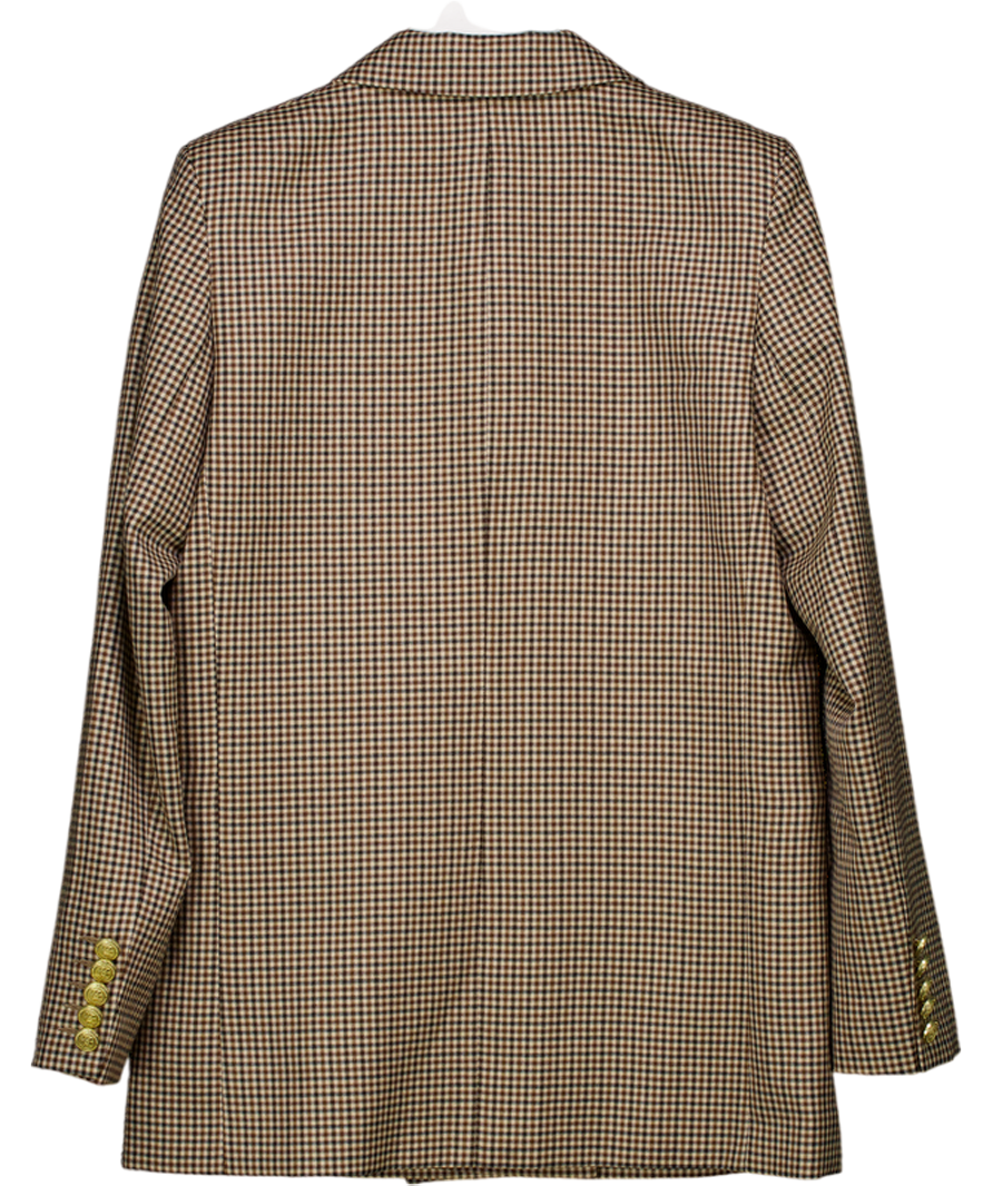 Holland Cooper Brown Belgravia Blazer Westminster Tweed UK 12