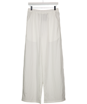 REBE Rebe Off White Haines Relaxed Fit Wide  Trouser UK M