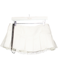 White Fox White Layered Mini Skirt UK L