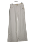 Free People White Stride Jean Straight Wide Leg Jeans W25