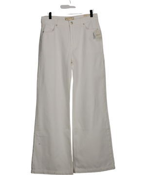 Free People White Stride Jean Straight Wide Leg Jeans W25