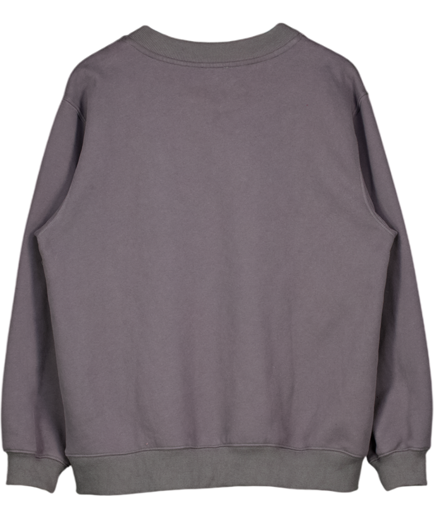 WHITE FOX Grey Logo Sweatshirt UK S/M