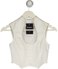 Superdown White Frasier Vest Top UK XS