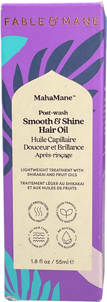 fable&mane Smooth & Shine Hair Oil 55ml - Reliked
