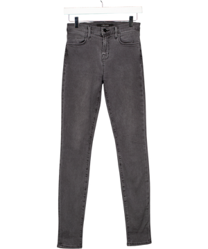 J BRAND Grey Maria High Waisted Skinny Jeans W25