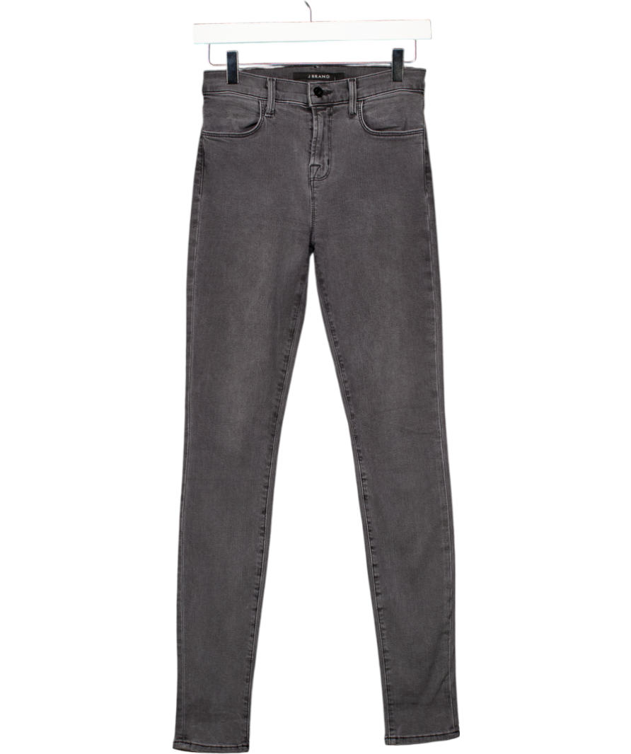 J BRAND Grey Maria High Waisted Skinny Jeans W25