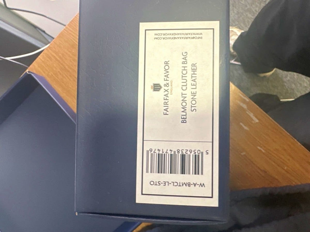 Fairfax & Favor Stone Belmont Clutch Bag - Reliked