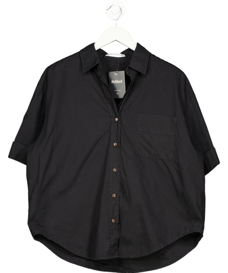 Faithful The Brand Mirabella Shirt Black UK S - Reliked