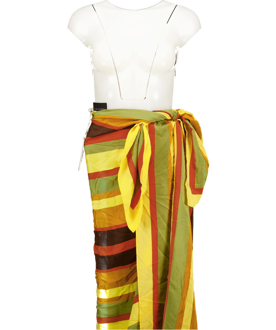 faithfull Multicoloured Fátima Pareo Cisco Stripe Palm One Size - Reliked