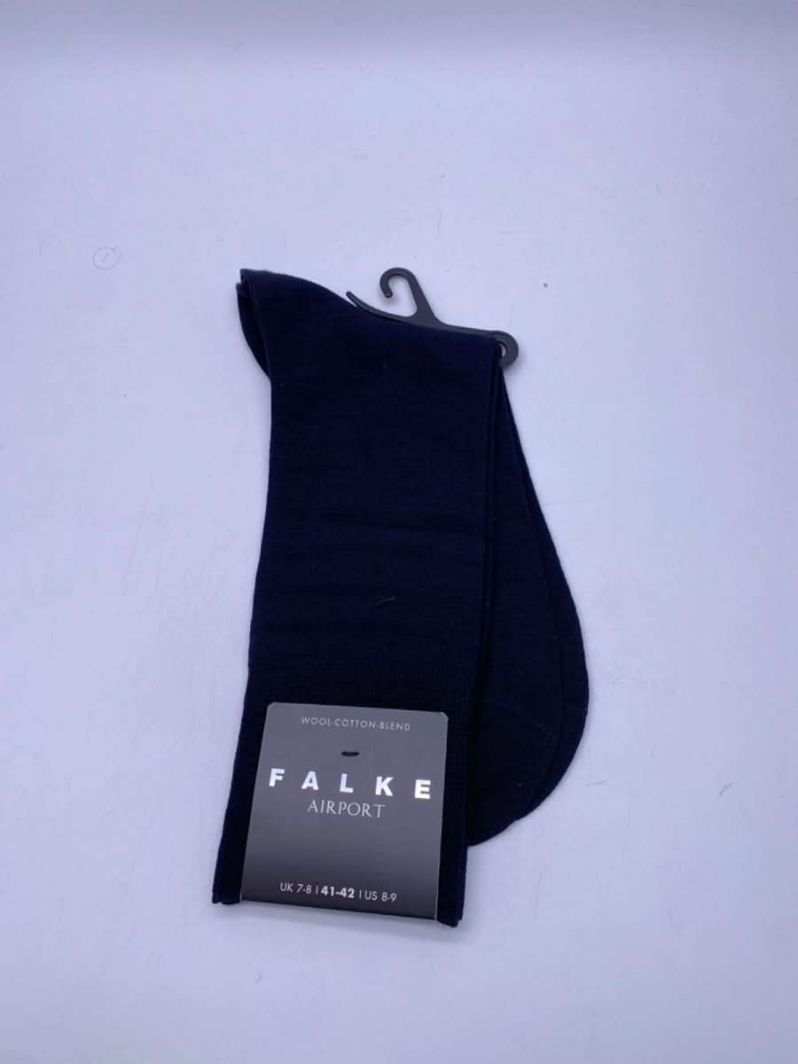 Falke Dark Navy Airport Socks UK 7 - 8 - Reliked