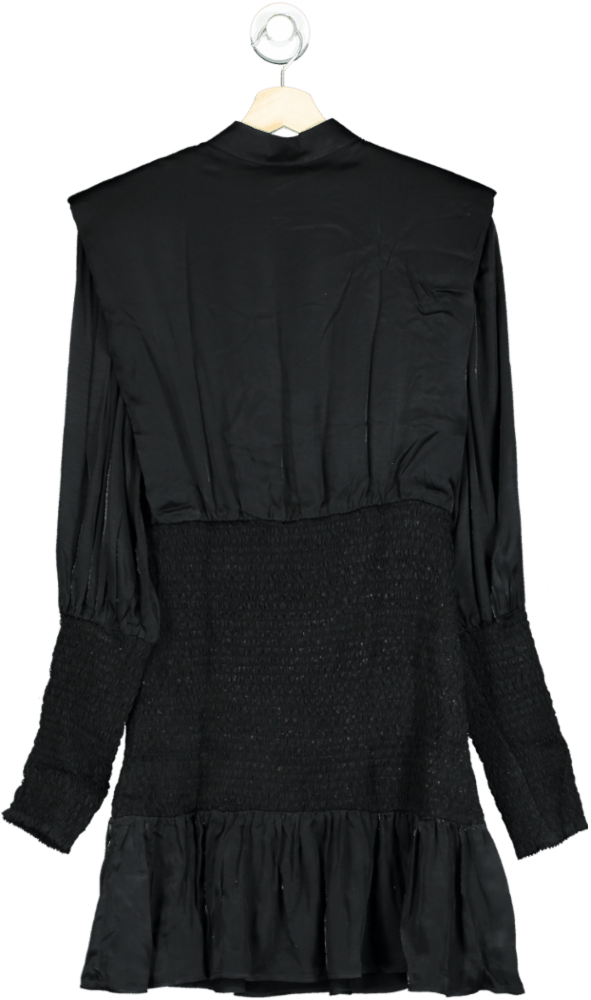 Farm Rio Black Heart Neckline Mini Dress UK XS - Reliked