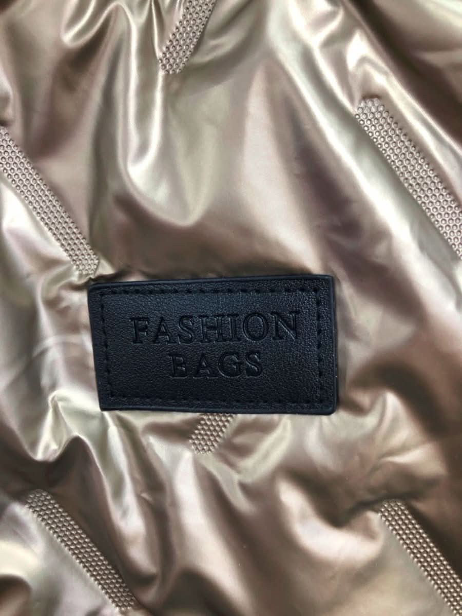 Fashion Bags Bronze Quilted Tote - Reliked