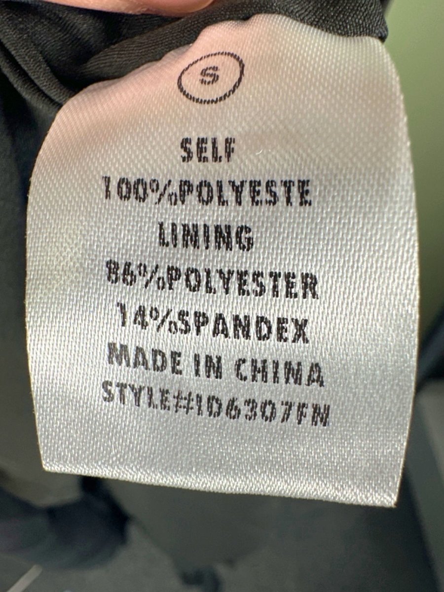 Fashion Nova Black Asymmetric Maxi Dress UK S - Reliked