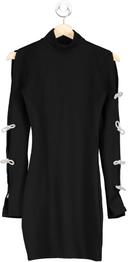 Fashion Nova Black Bodycon Dress Small - Reliked