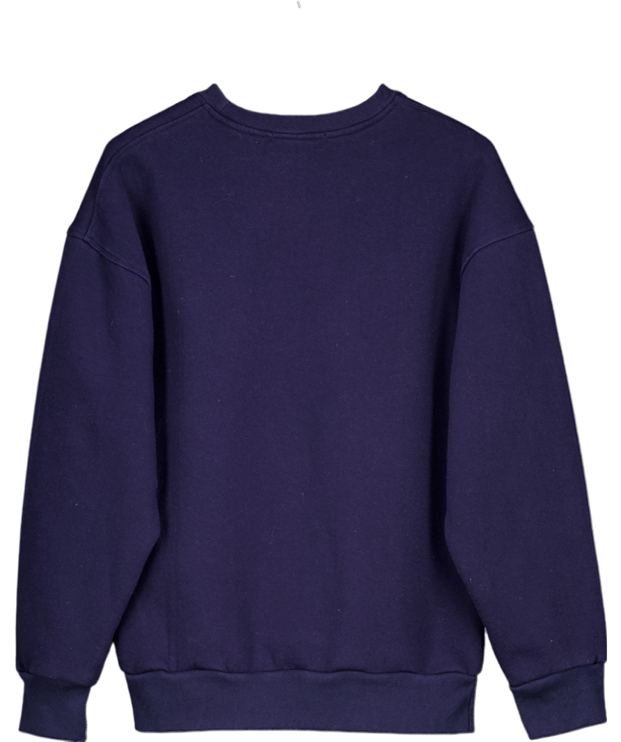 Favorite Daughter Blue The Collegiate Sweatshirt UK M - Reliked