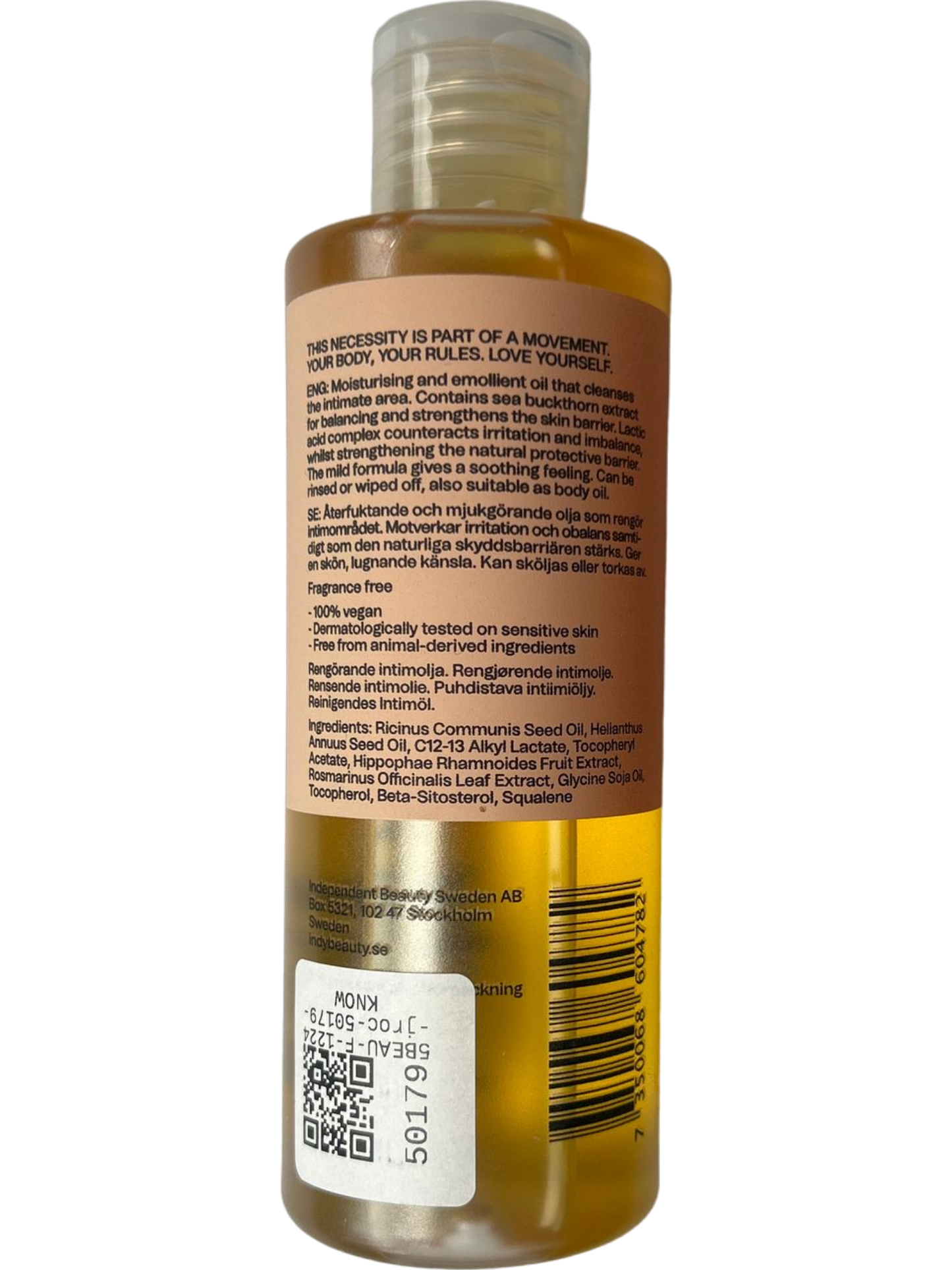 Indy Beauty Intimate Cleansing Oil for All Skin Types 75ml