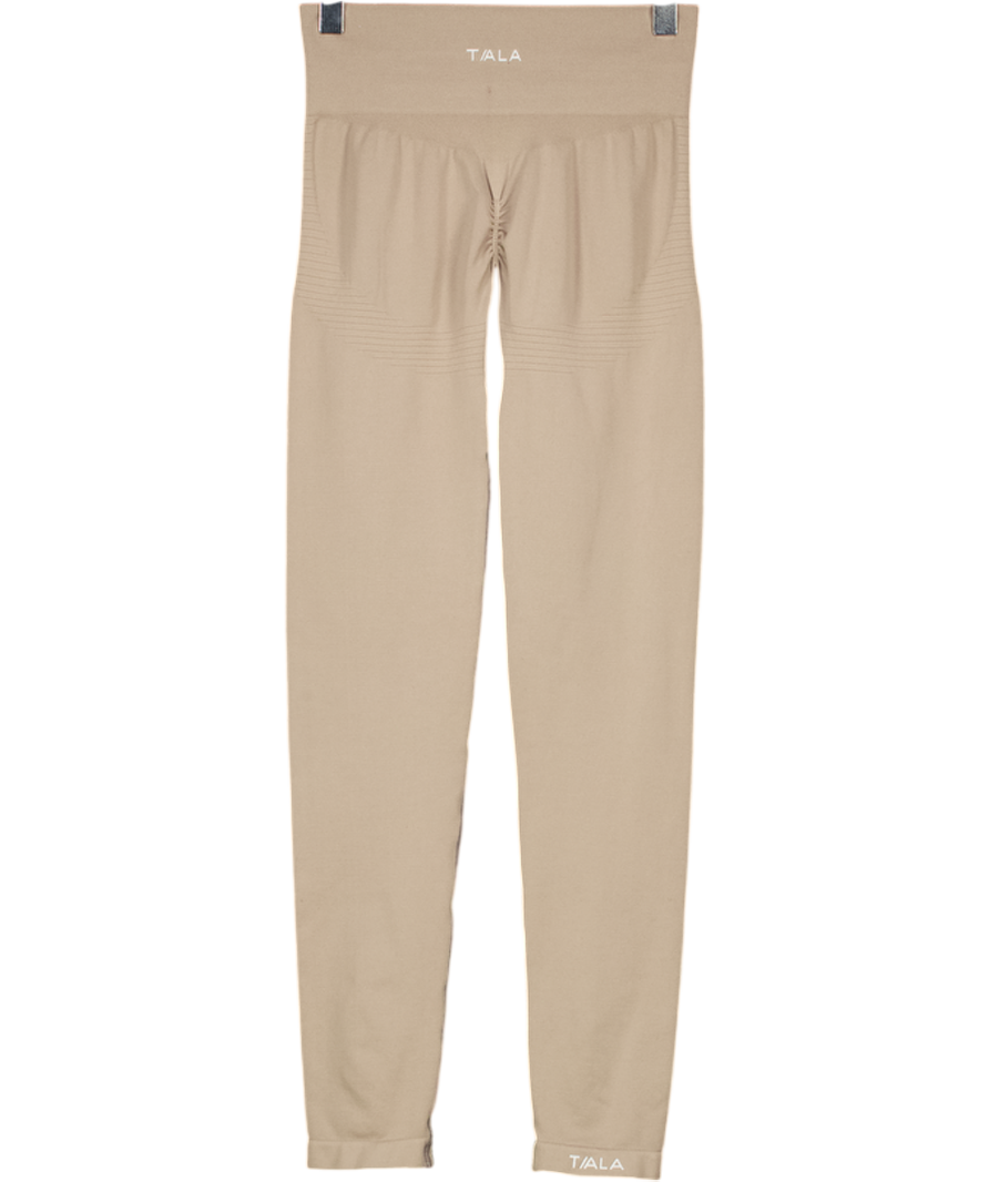 TALA Beige Sculpt Seamless Leggings UK S