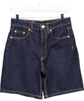 ZARA Blue Indigo Denim Longer Length Shorts UK 6