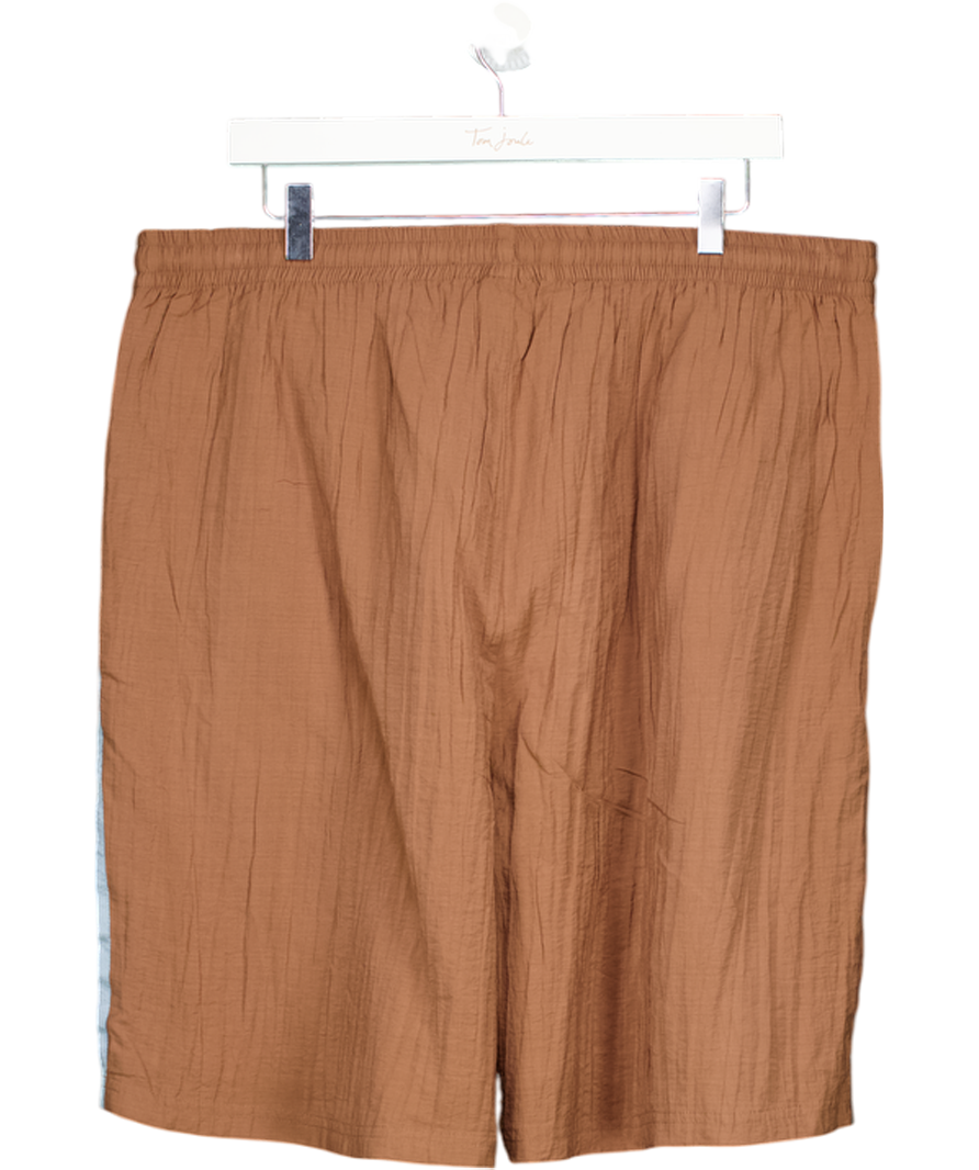 adidas Brown Longline Track Short UK L