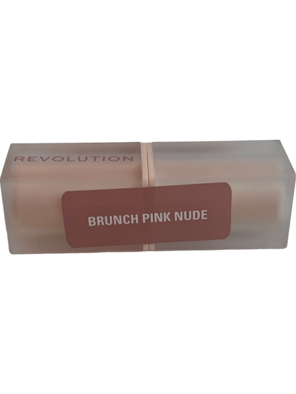 Makeup Revolution Brunch Pink Nude Soft Satin Lipstick
