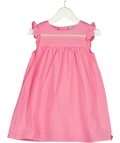 WILD GORGEOUS Pink Sleeve Less Frill Cotton Dress 12-18 Months