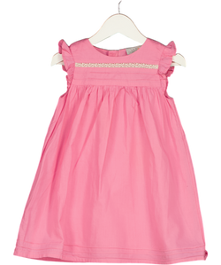 WILD GORGEOUS Pink Sleeve Less Frill Cotton Dress 12-18 Months
