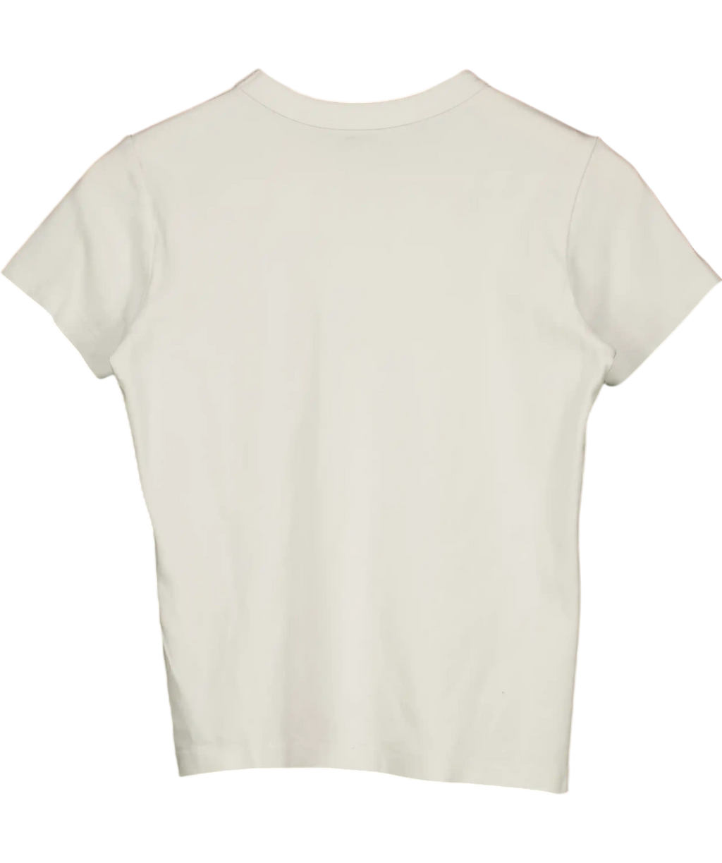 Uniqlo White Crew Neck T-shirt UK S
