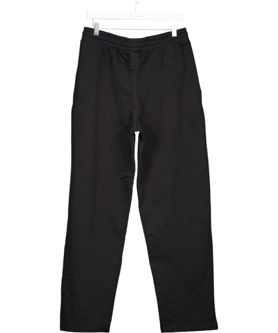 GYMSHARK Black Conditioning Club Straight Leg Logo Joggers UK M