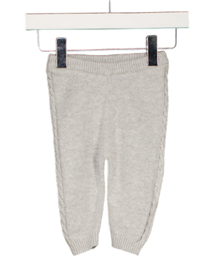 Mori Baby Grey Cable Knit Joggers 0-3 Months