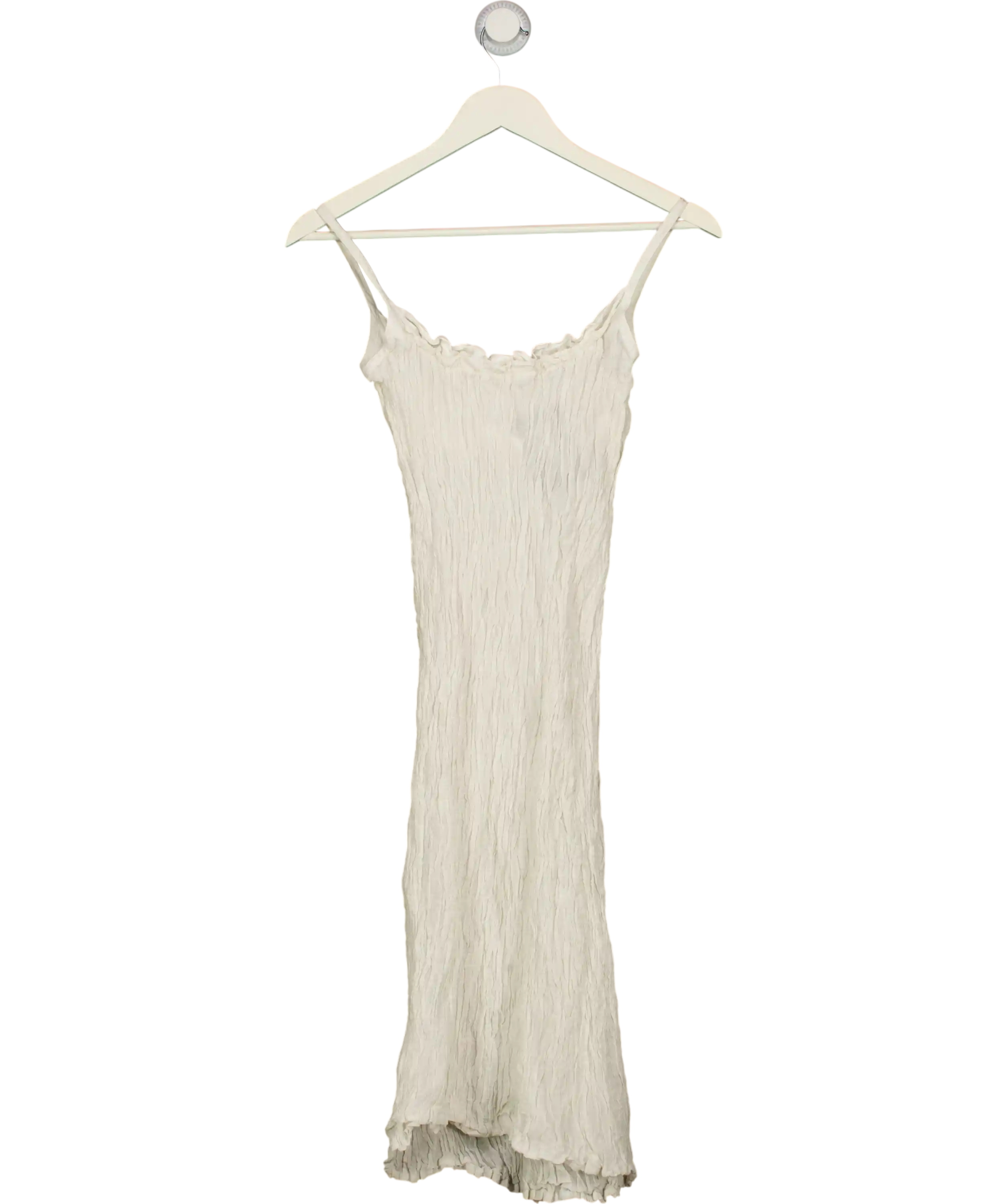 La Casa Madce White Maxi Dress UK S