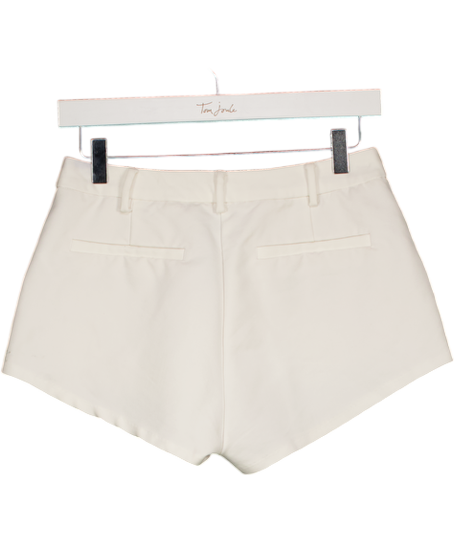 BOA White Formal Tailored Micro Shorts UK M