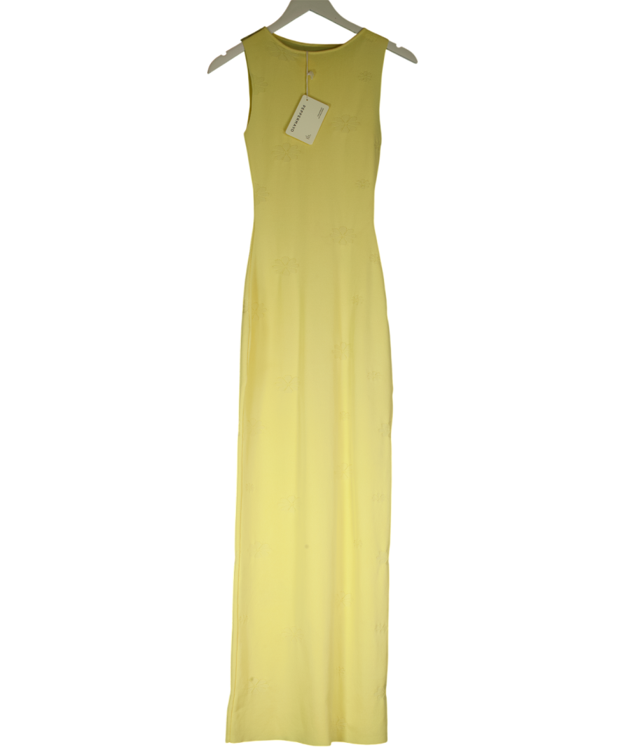 PEPPERMAYO Holly Knit Maxi Dress - Yellow UK S/M Reliked PEPPERMAYO Holly Knit Maxi Dress - Yellow UK S/M Reliked