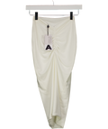 AYM White Ruched Front Skirt UK S