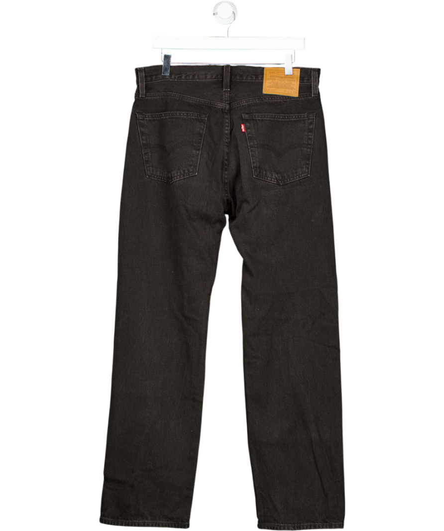 LEVI'S Black 555 Relaxed Straight Jeans L32 W32