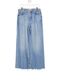 GOOD AMERICAN Blue Weightless Good Ease Mid-rise Relaxed Jeans L34 W27