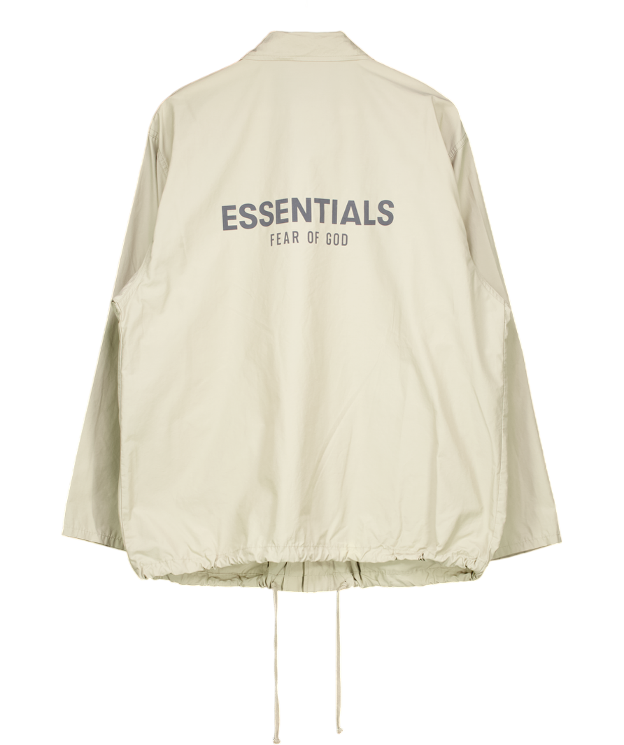 FEAR OF GOD Essentials Beige Rain Jacket UK S
