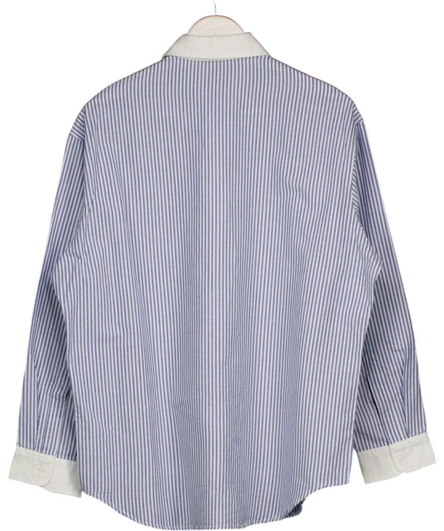 Holland Cooper Blue & White Striped Winchester Shirt UK S