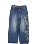 JADED LONDON Blue Applique Neo Colossus Jeans W32