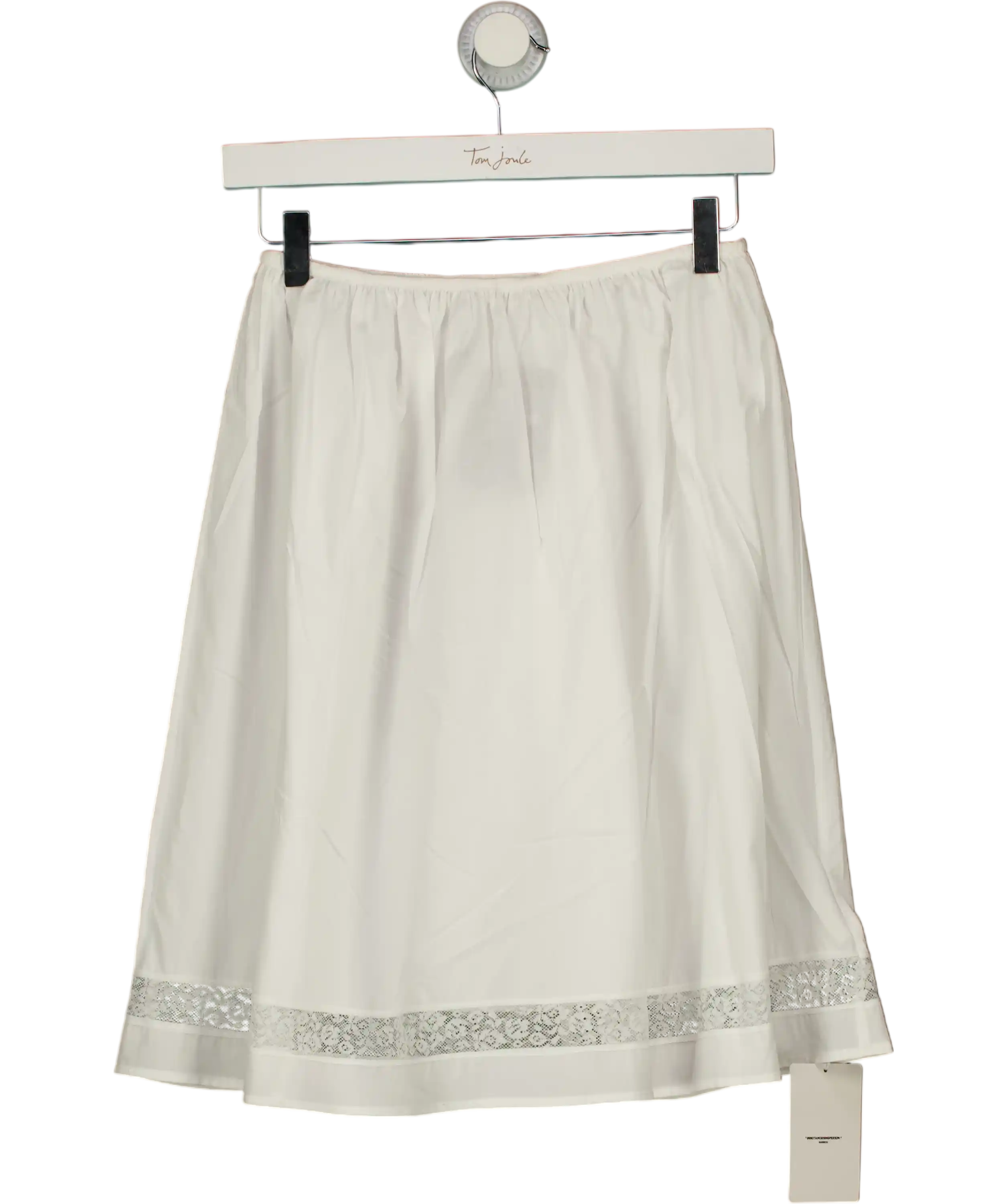 IMNOTAMORNINGPERSON White The Blooming Classic Skirt UK S/M